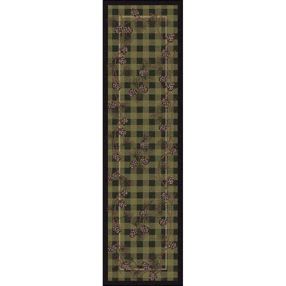 Forest Pines Rug – Green – alternate view