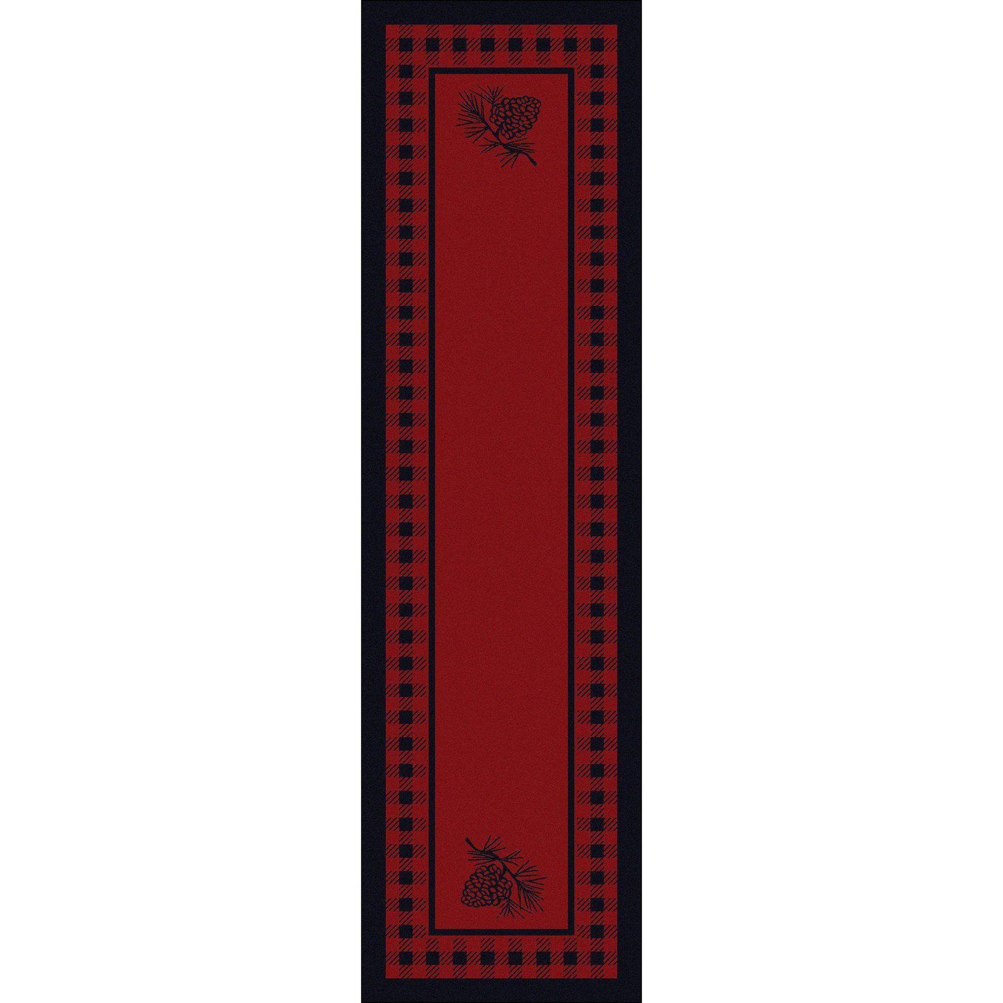 Forest Refuge Rug – Red – alternate view