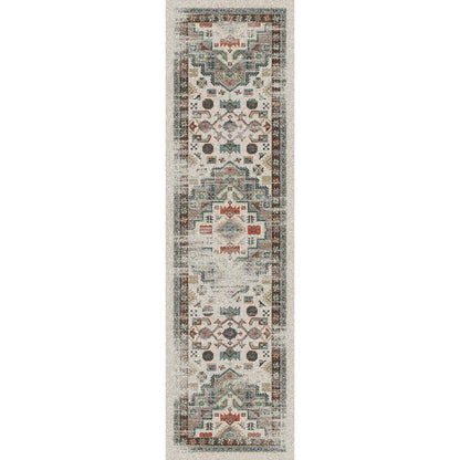 Hanging Gardens OKA Rug – Light Distressed – close up