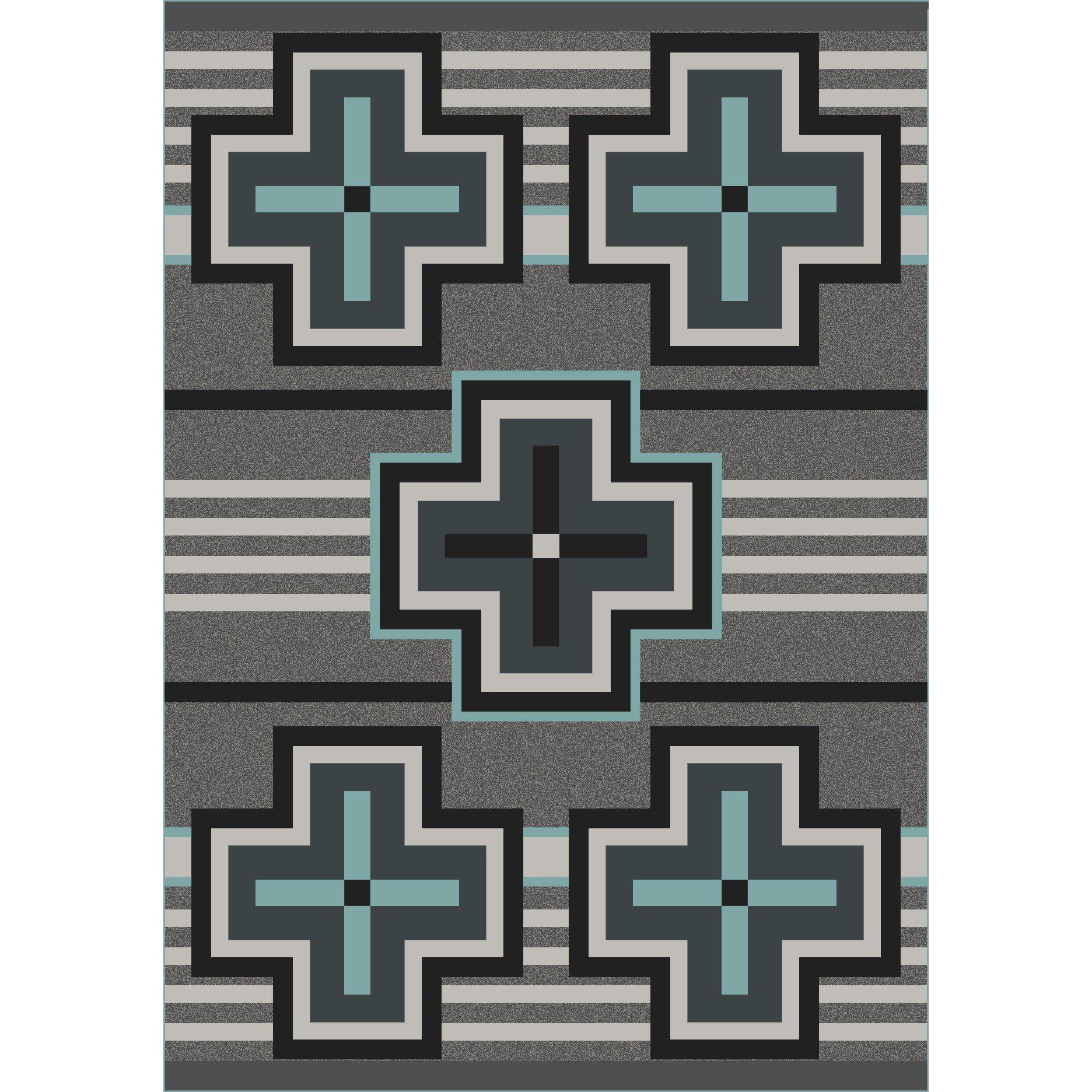 Hunter Rug – Flint Turquoise – lifestyle