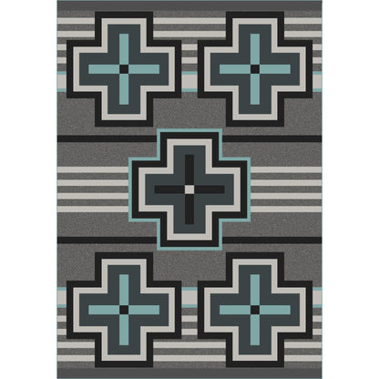 Hunter Rug – Flint Turquoise – lifestyle