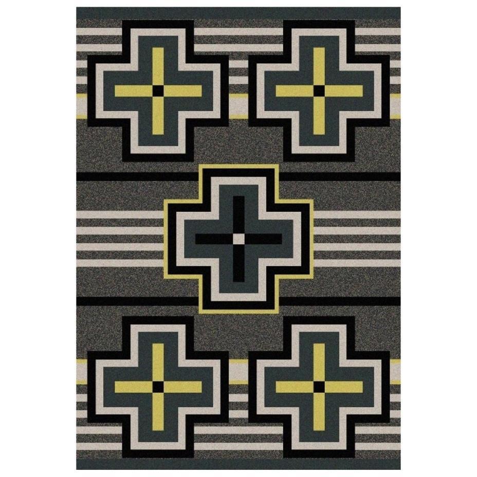 Hunter Rug – Gray – pattern detail