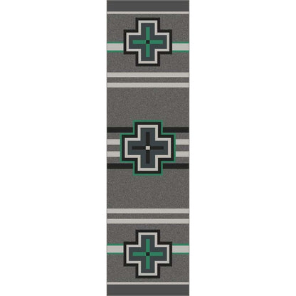 Hunter Rug – Jade – alternate view
