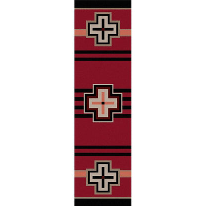 Hunter Rug – Red – alternate view