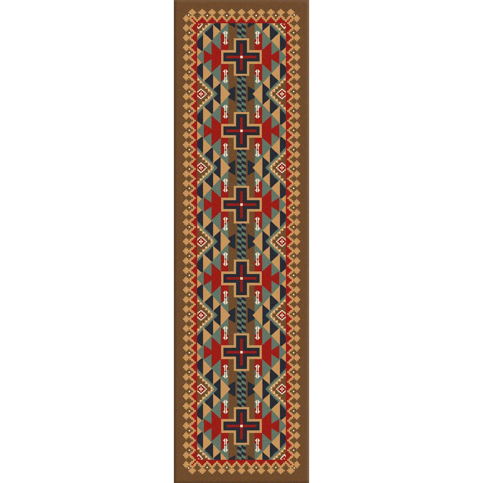 Keep It In The Tribe-CabinRugs Southwestern Rugs Wildlife Rugs Lodge Rugs Aztec RugsSouthwest Rugs