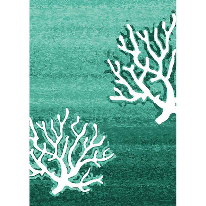 Lagoon Coral Rug – Aqua – lifestyle