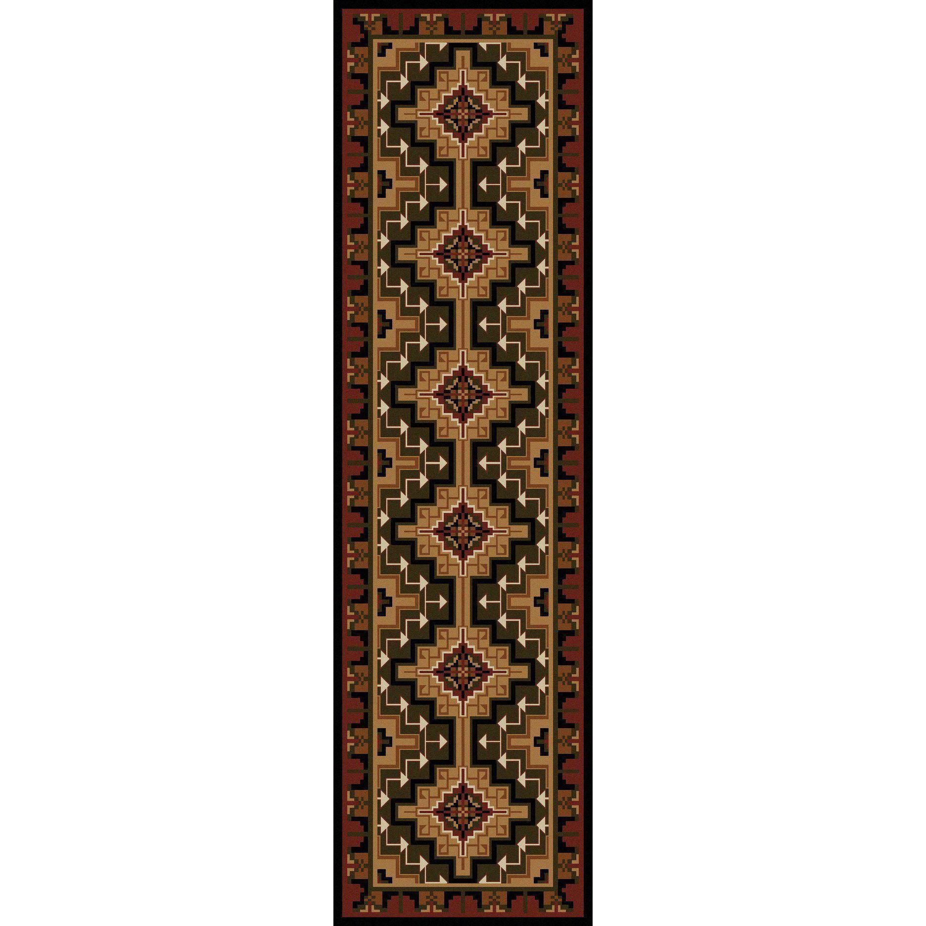 Land Of The Hills Rug – Red – alternate view