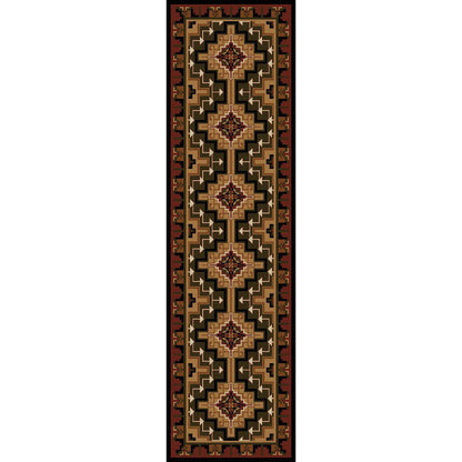 Land Of The Hills Rug – Red – alternate view