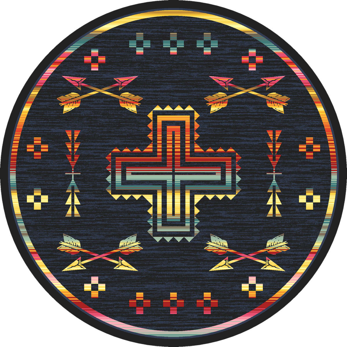 Legends Of The Desert Rug – Grey – alternate view