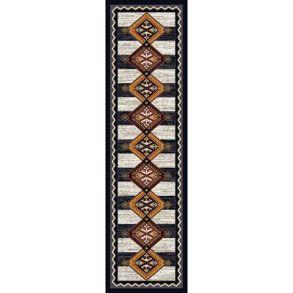 Lineage Pride Rug – Black & White – alternate view