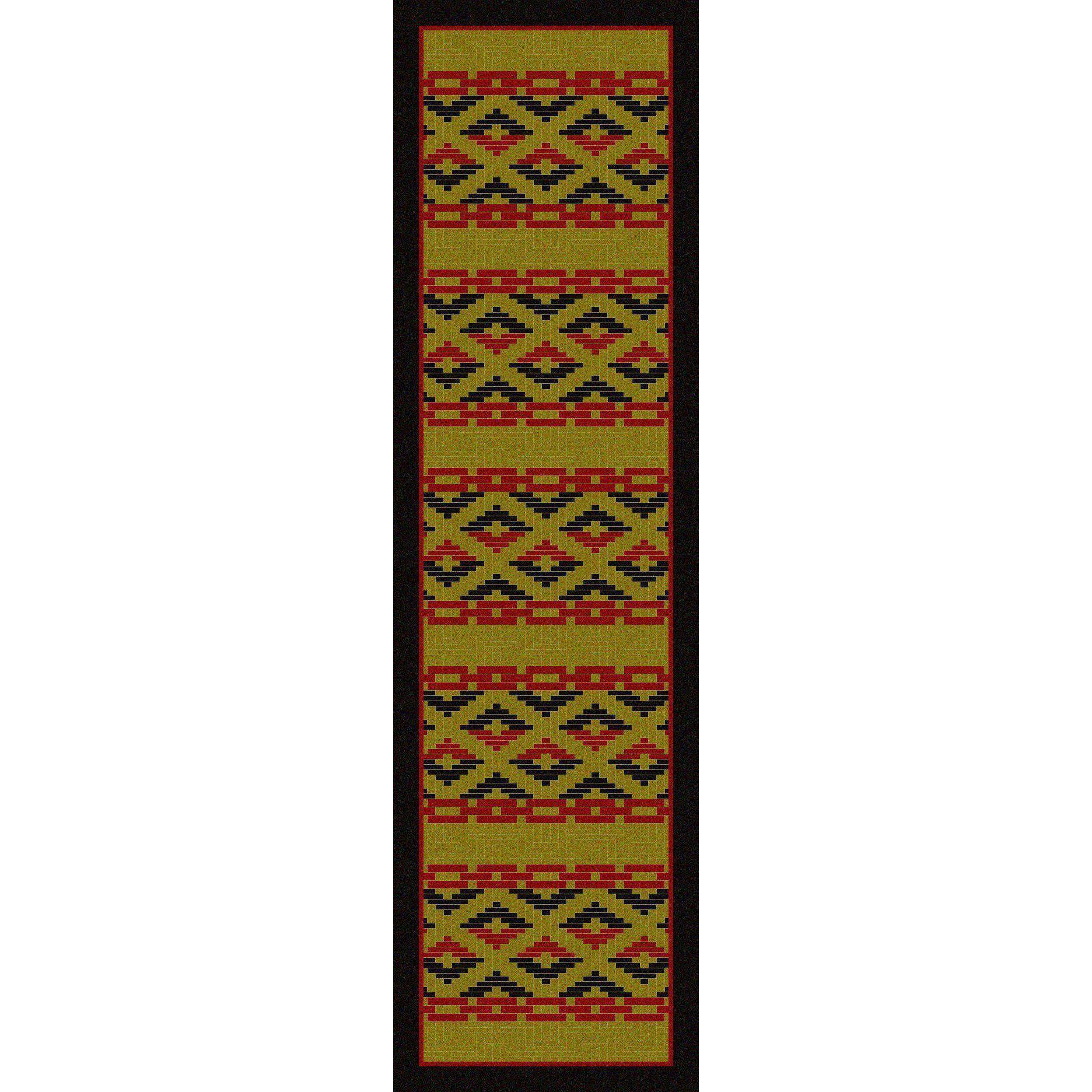 Mother's Basket Rug – Dark Chocolate – alternate view