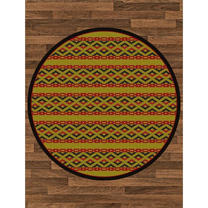 Mother's Basket Rug – Dark Chocolate – pattern detail