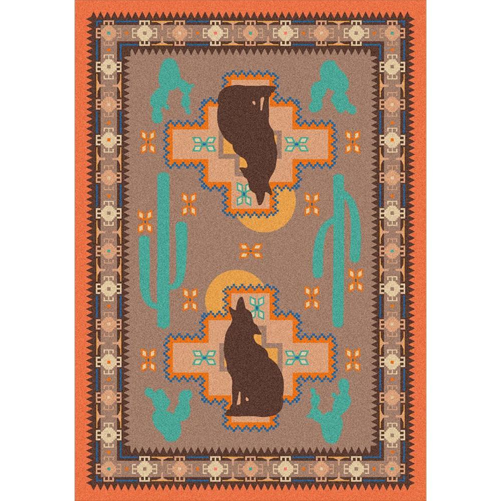 New Mexican Desert Rug – Desert Rose – alternate view