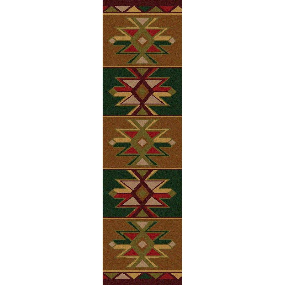 Northern Desert Star - Multi-CabinRugs Southwestern Rugs Wildlife Rugs Lodge Rugs Aztec RugsSouthwest Rugs