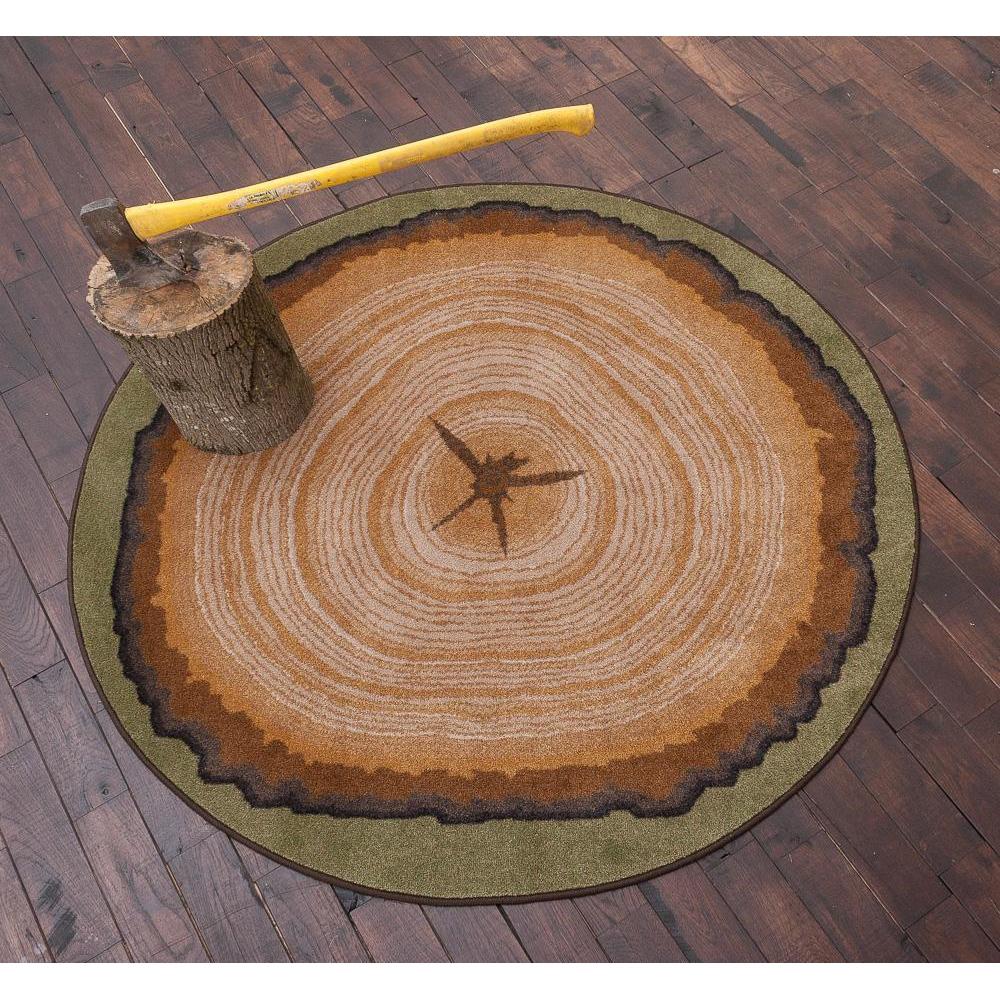 Oak Stump Rug – room setting