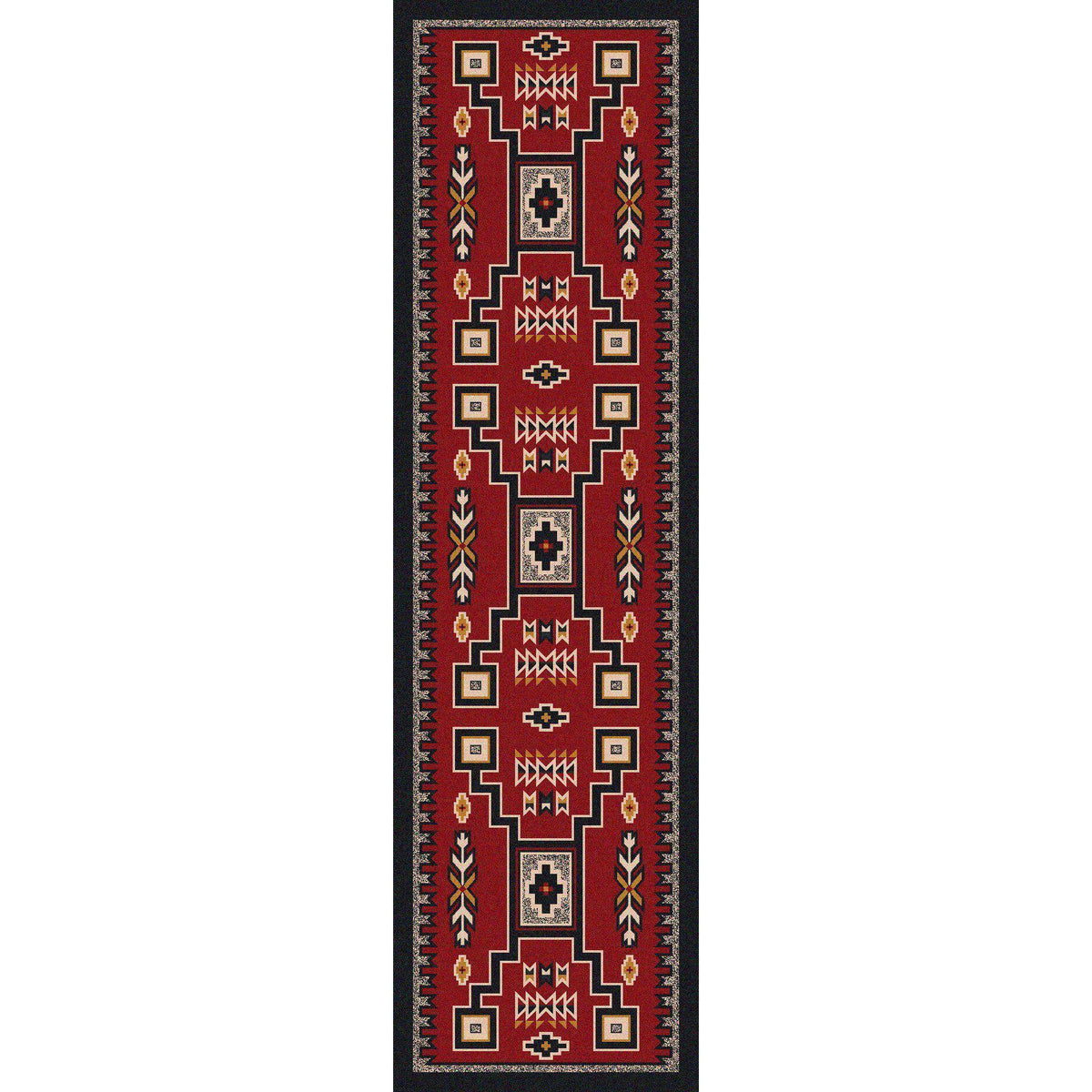Old Timer Rug – Red – pattern detail