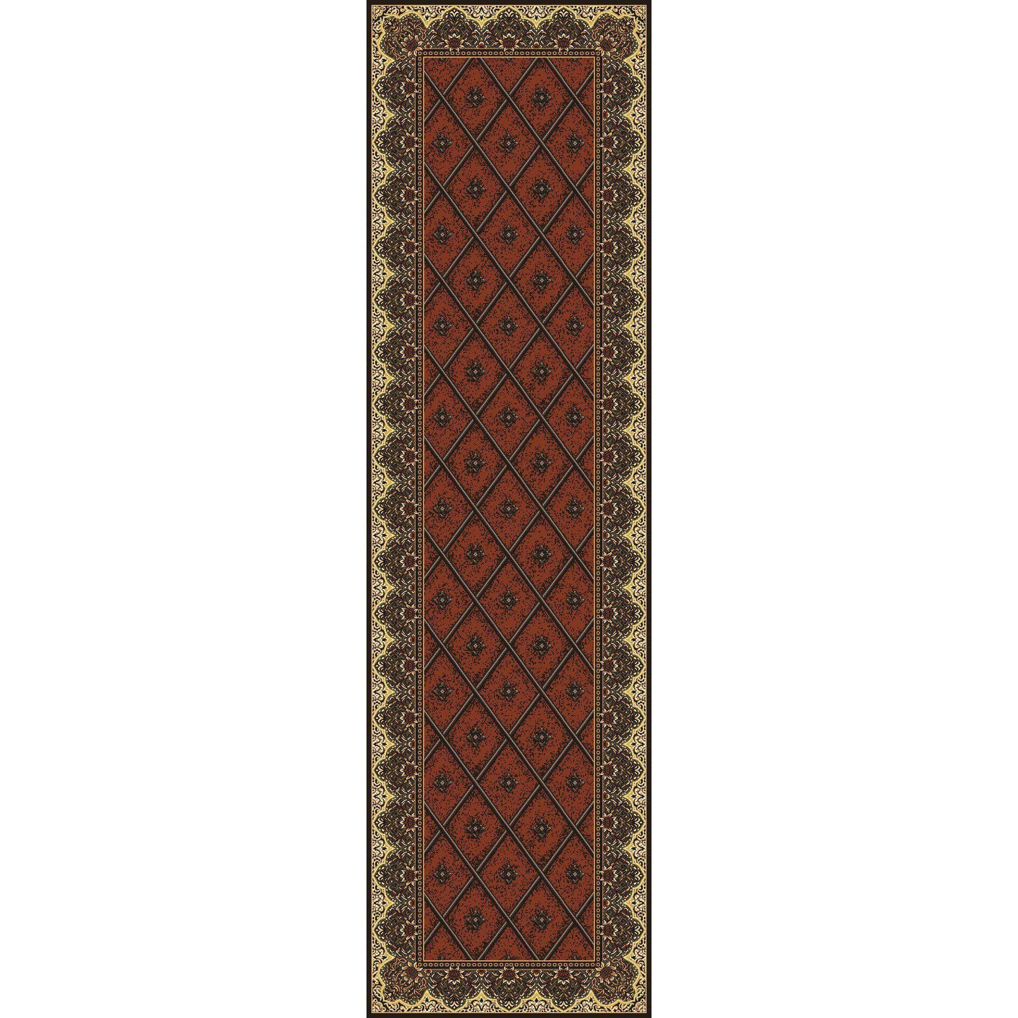Peak Seeker - Chestnut-CabinRugs Southwestern Rugs Wildlife Rugs Lodge Rugs Aztec RugsSouthwest Rugs