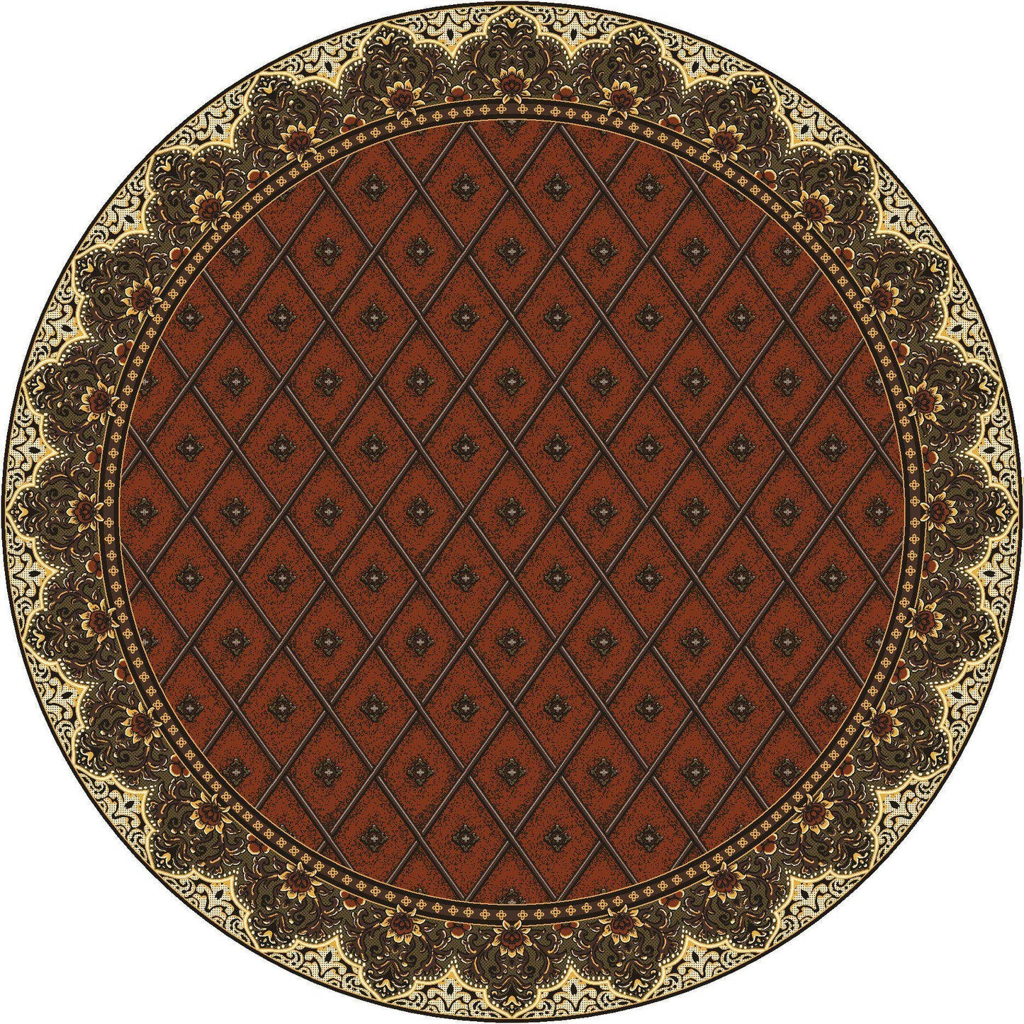 Peak Seeker - Chestnut-CabinRugs Southwestern Rugs Wildlife Rugs Lodge Rugs Aztec RugsSouthwest Rugs