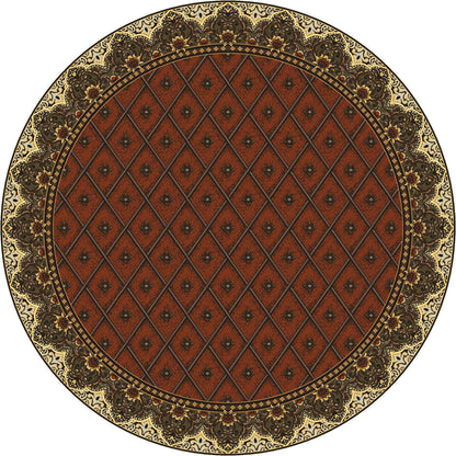 Peak Seeker Rug – Chestnut – pattern detail