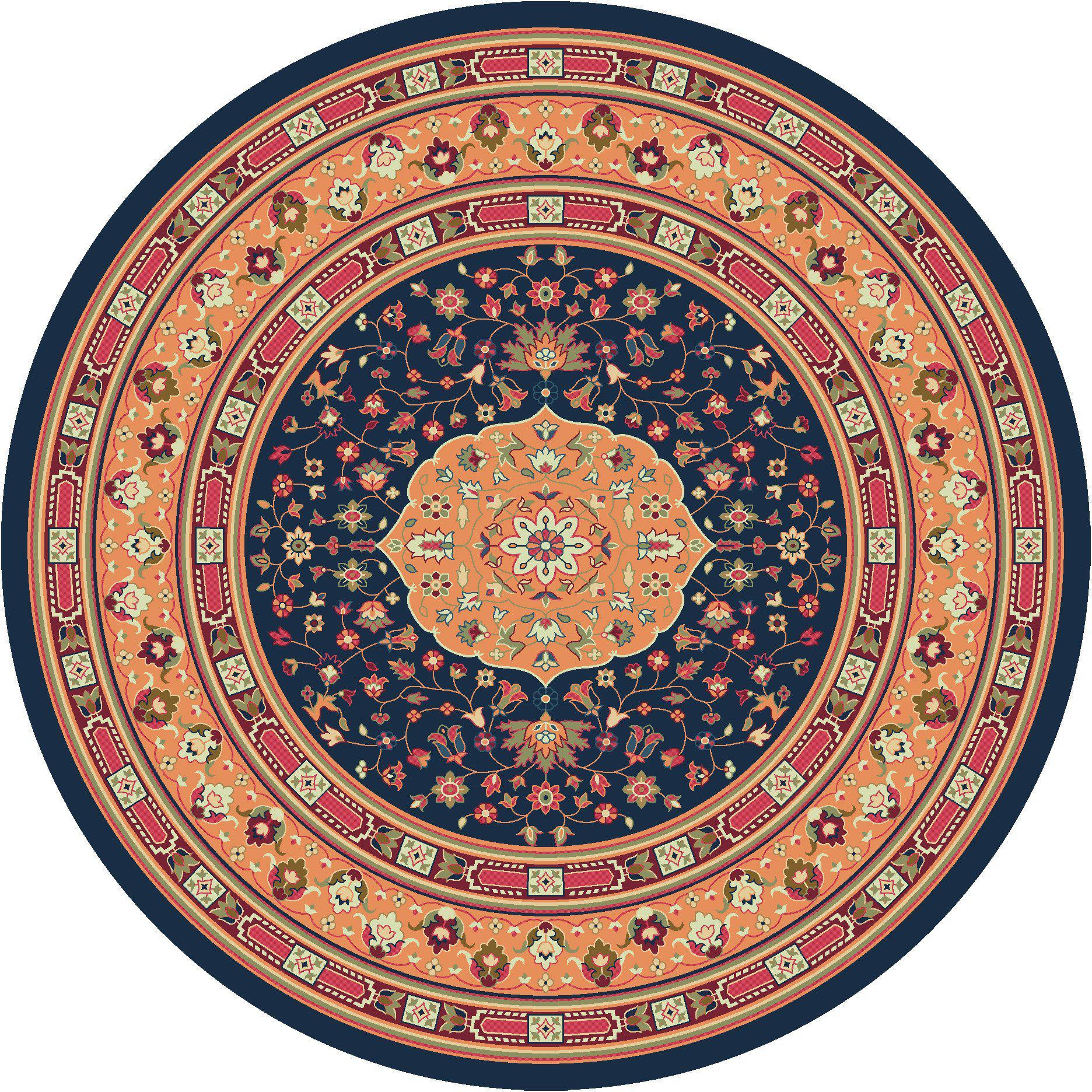 Persian Palace - Bloom-CabinRugs Southwestern Rugs Wildlife Rugs Lodge Rugs Aztec RugsSouthwest Rugs