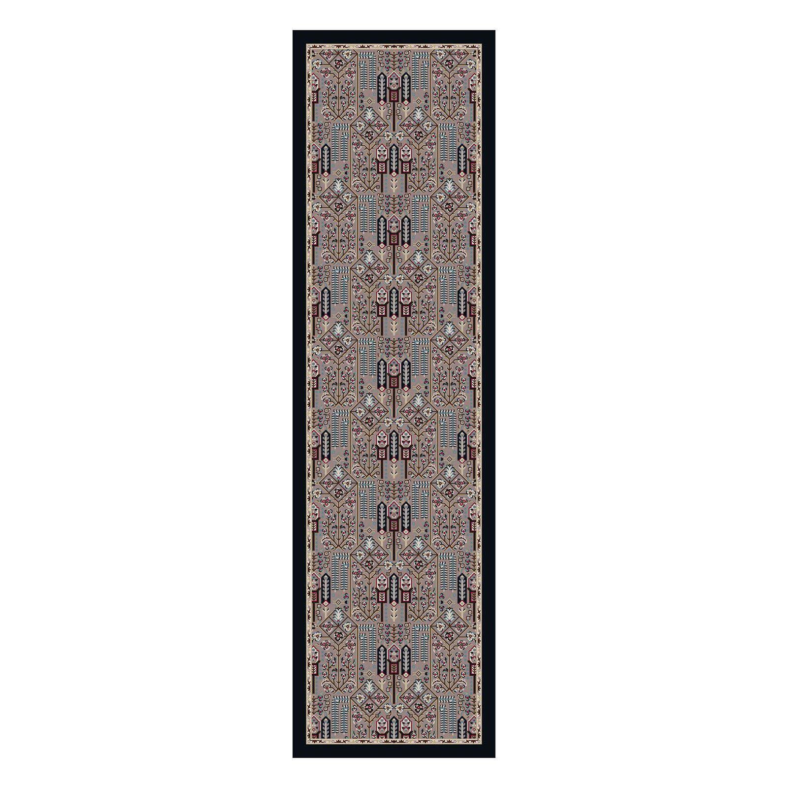 Persian Passage - Turquoise-CabinRugs Southwestern Rugs Wildlife Rugs Lodge Rugs Aztec RugsSouthwest Rugs