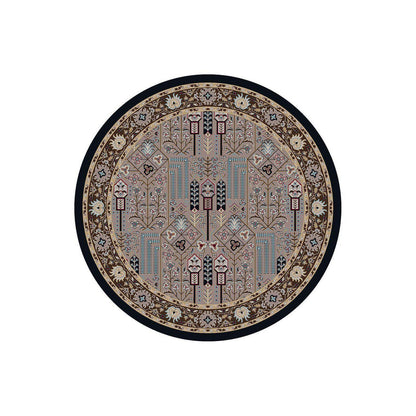 Persian Passage Rug – Turquoise – pattern detail