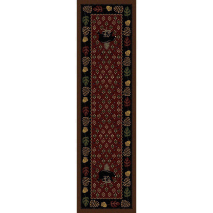 Picnic Bear Rug – Red – alternate view