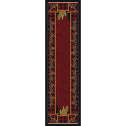 Plaid Outdoorsman Rug – lifestyle