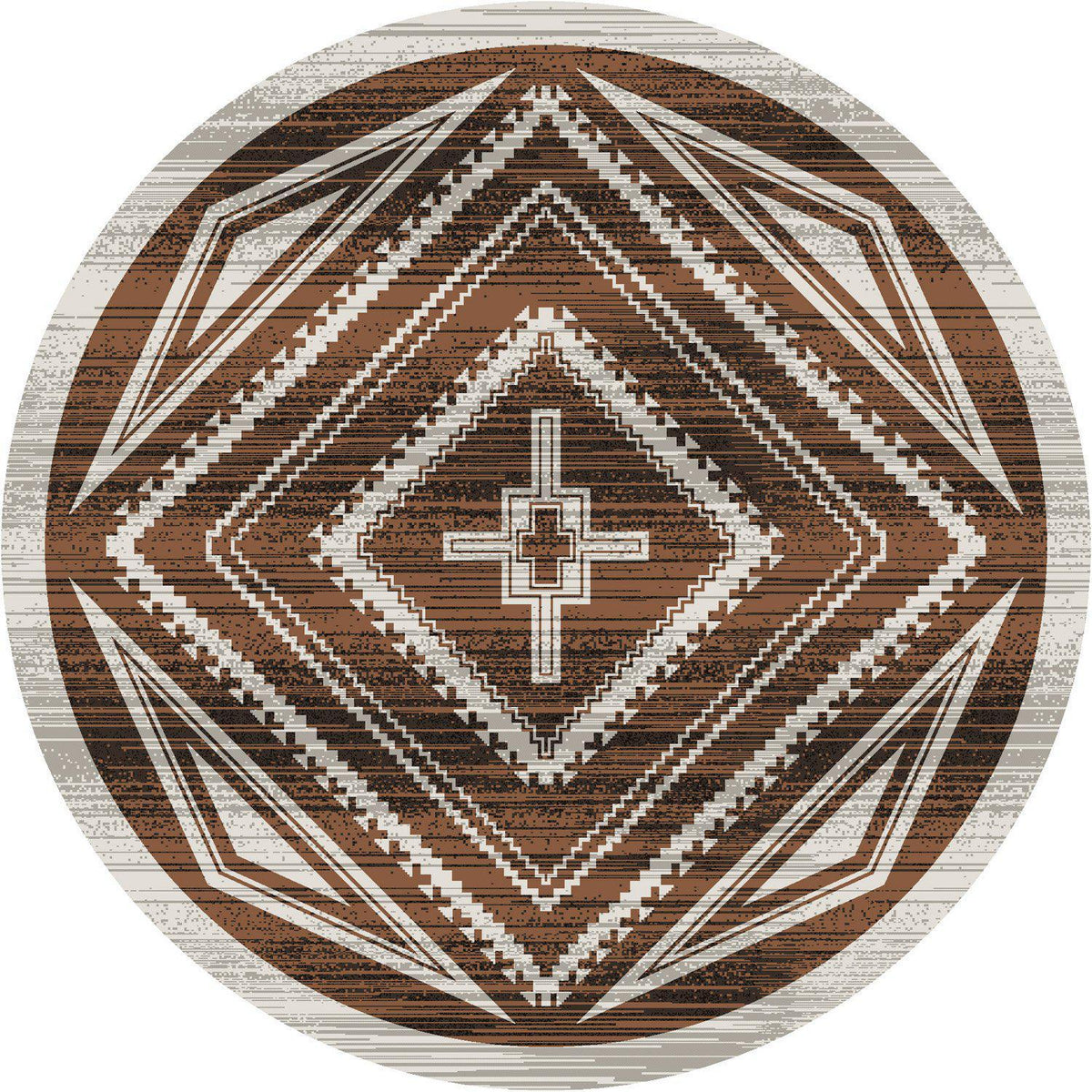 Rim Shot Rug – Earthen – pattern detail