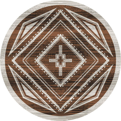 Rim Shot Rug – Earthen – pattern detail