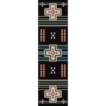 Rio Grande Rug – Black – alternate view