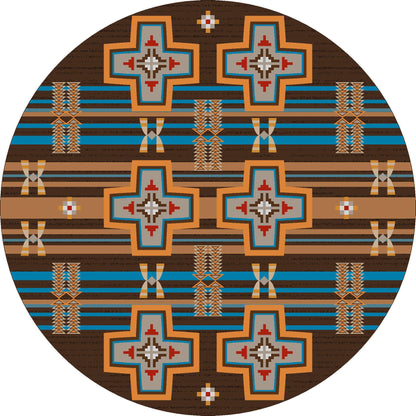 Rio Grande Rug – Desert Rust – pattern detail
