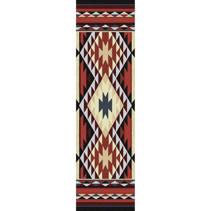 Rio Grande Rug – Rust – alternate view