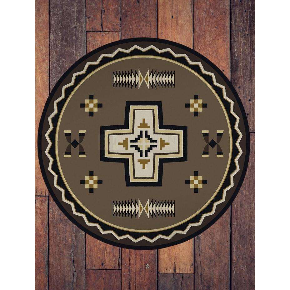 Saint Kateri Rug – Taupe – pattern detail