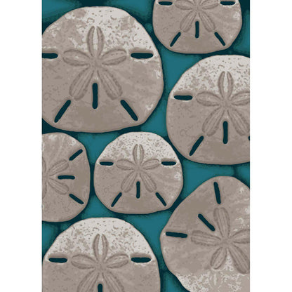 Sand Dollar Rug – Aqua – lifestyle