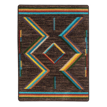 Sand Glass Rug – Bright – pattern detail