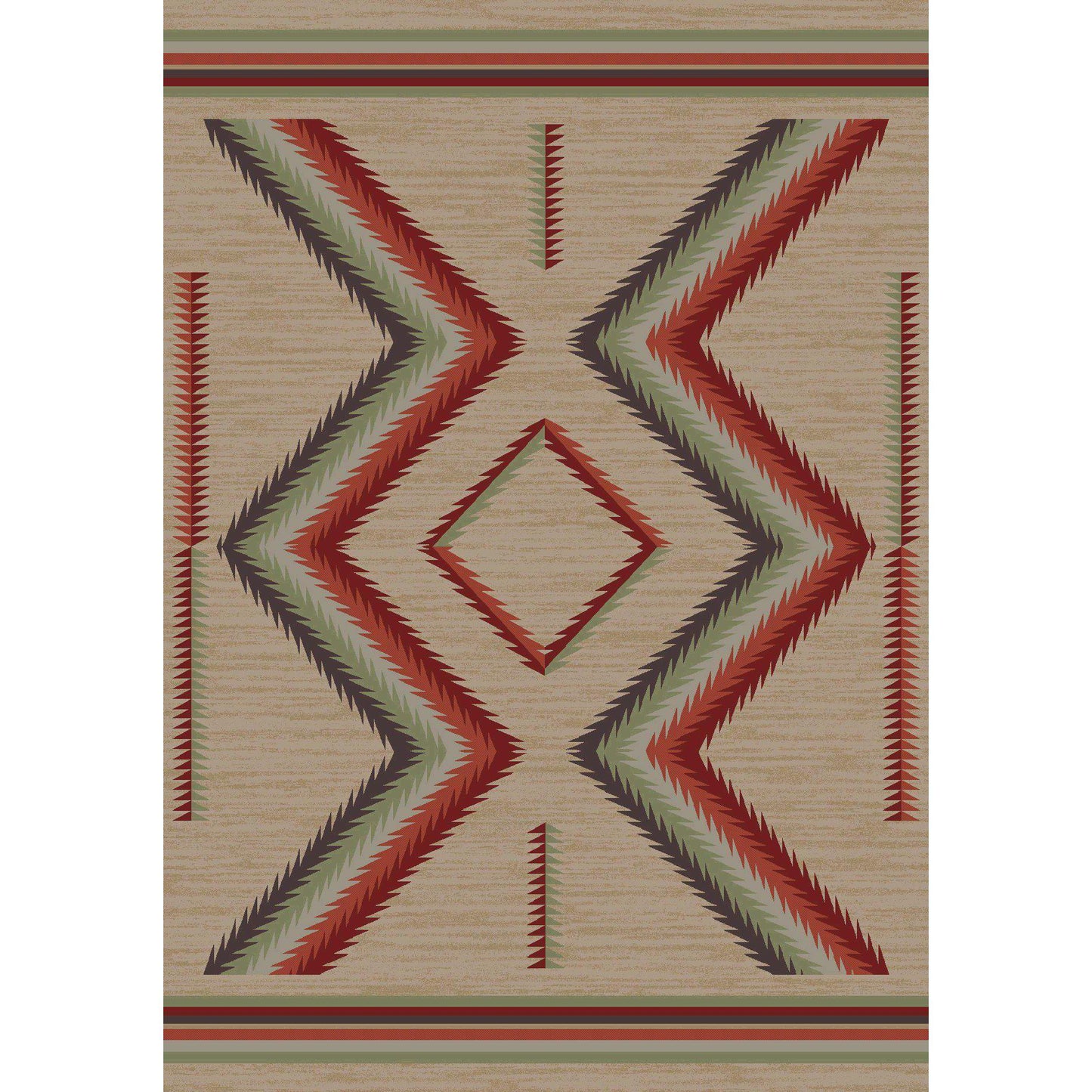 Sand Glass - Fall-CabinRugs Southwestern Rugs Wildlife Rugs Lodge Rugs Aztec RugsSouthwest Rugs