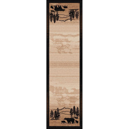 Shadow Bear Rug – alternate view