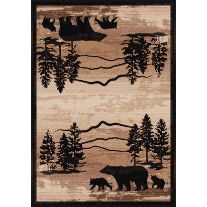 Shadow Bear Rug – lifestyle