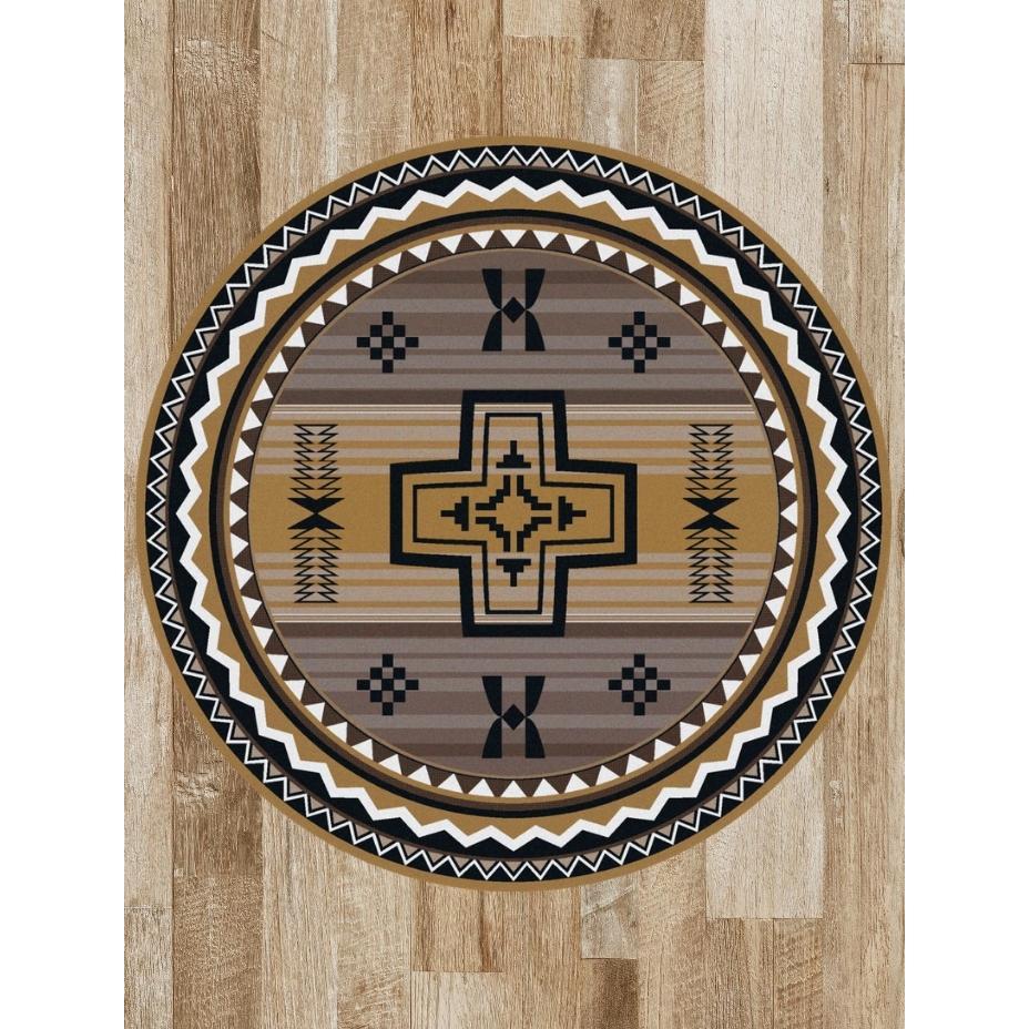 Southwest Abrazos Rug – Old Gold – alternate view