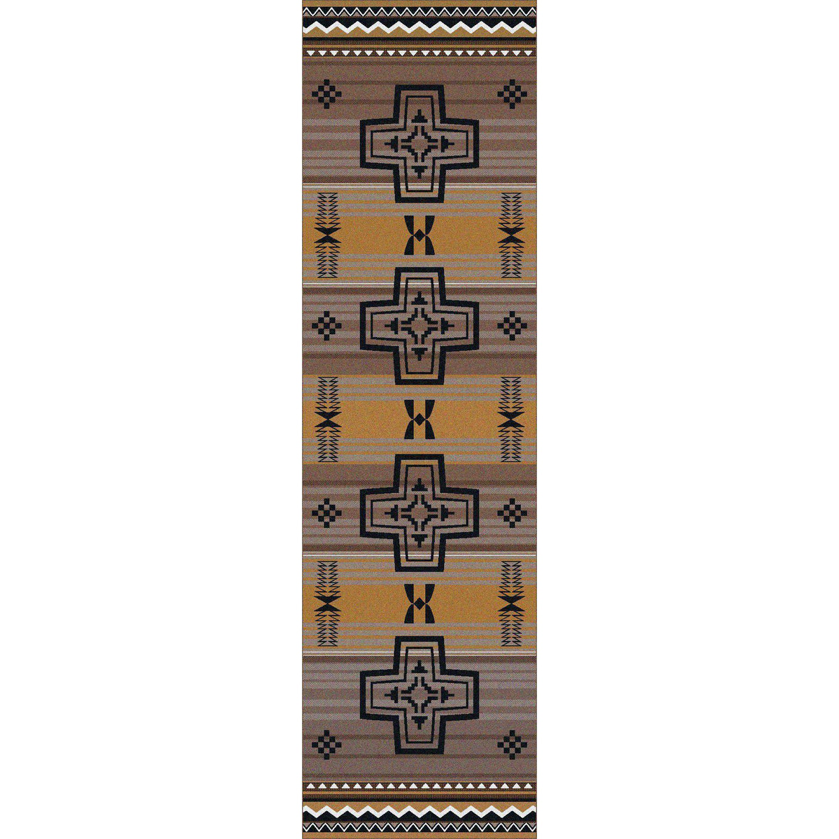 Southwest Abrazos Rug – Old Gold – alternate view