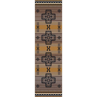 Southwest Abrazos Rug – Old Gold – alternate view
