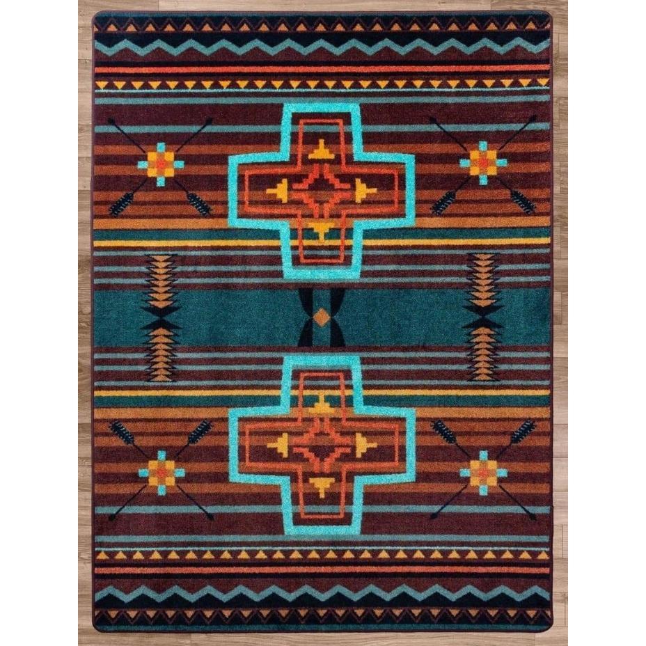 Southwest Abrazos Rug – Sunset – full view