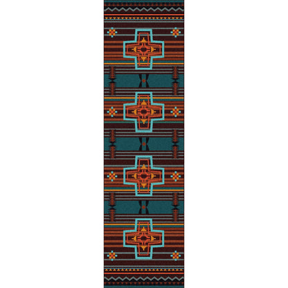 Southwest Abrazos Rug – Sunset – alternate view