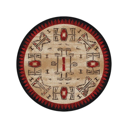 Southwest Ancients OKA Rug – Red – pattern detail