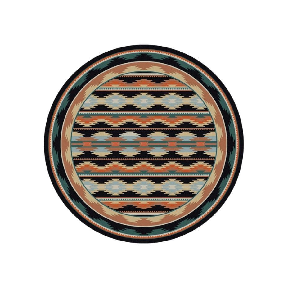 Southwest Medicine Rug – Dark – pattern detail