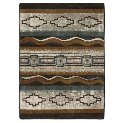 Southwest Memories Rug – Buckskin – pattern detail