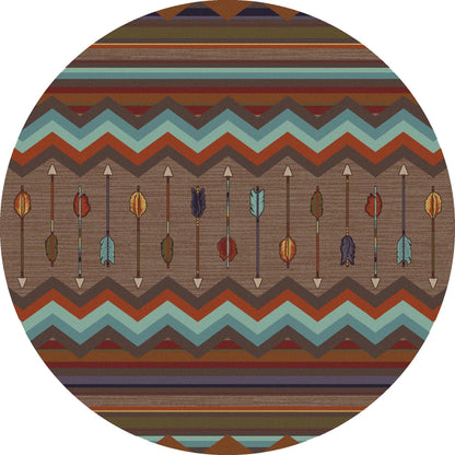 Southwest Rainbow Rug – Rainbow – pattern detail