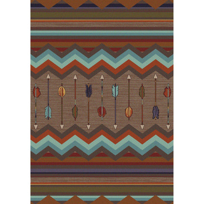 Southwest Rainbow Rug – Rainbow – lifestyle