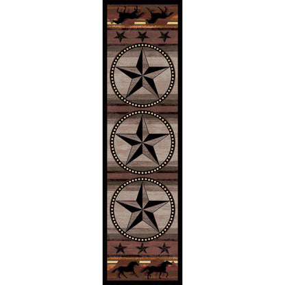 Southwest Stampede - Desert-CabinRugs Southwestern Rugs Wildlife Rugs Lodge Rugs Aztec RugsSouthwest Rugs